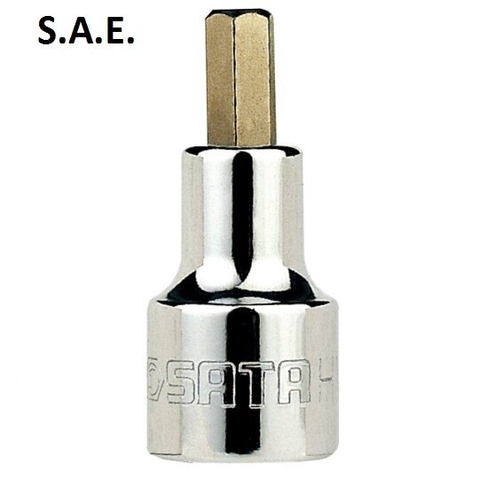 ⬡ 1/2" Dr. 50L IMBUS bit socket (S.A.E.) 9/16" (ST24406BU, SATA)