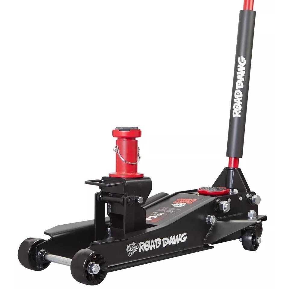 ⬡ Hydraulic floor jack 3t. Low profile (TZ830027H, TONGRUN)