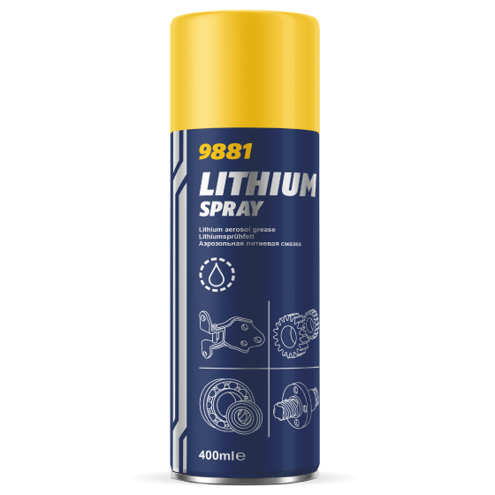 ⬡ MANNOL ličio purškiklis 400 ml (9881, MANNOL)