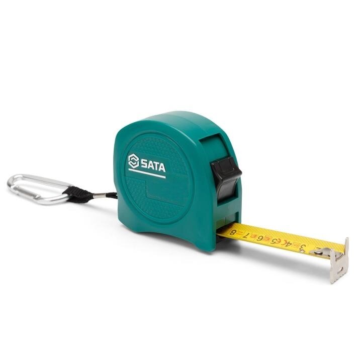 ⬡ Measuring steel tape with stop 5m/16' x 19mm (ST91322E, SATA)
