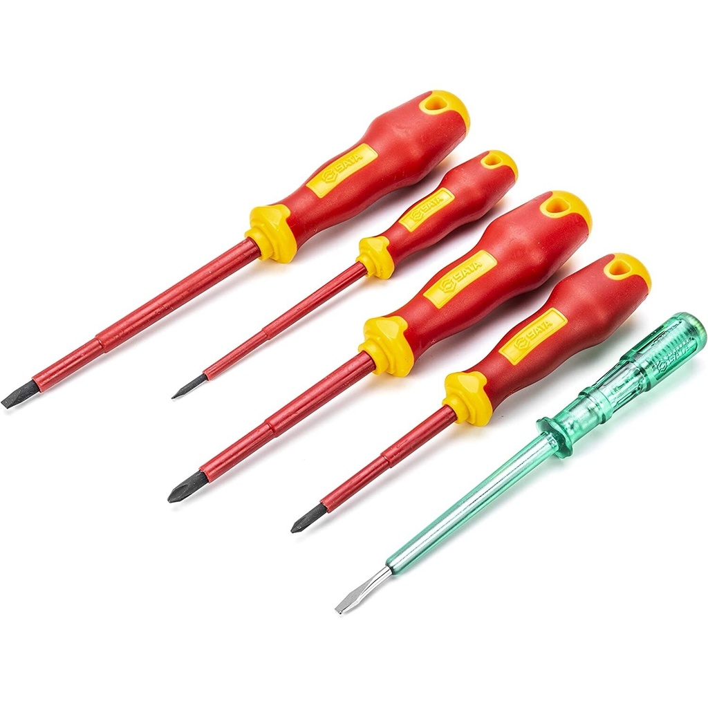 ⬡ Screwdriver insulated set 5pcs (ST09302U, SATA)