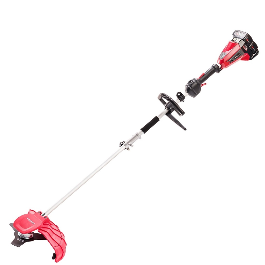 ⬡ Akumuliatorinis trimeris 2in1 WORCRAFT 40V (20V+20V) LI-ION (CGTS40LiBHP, WORCRAFT)