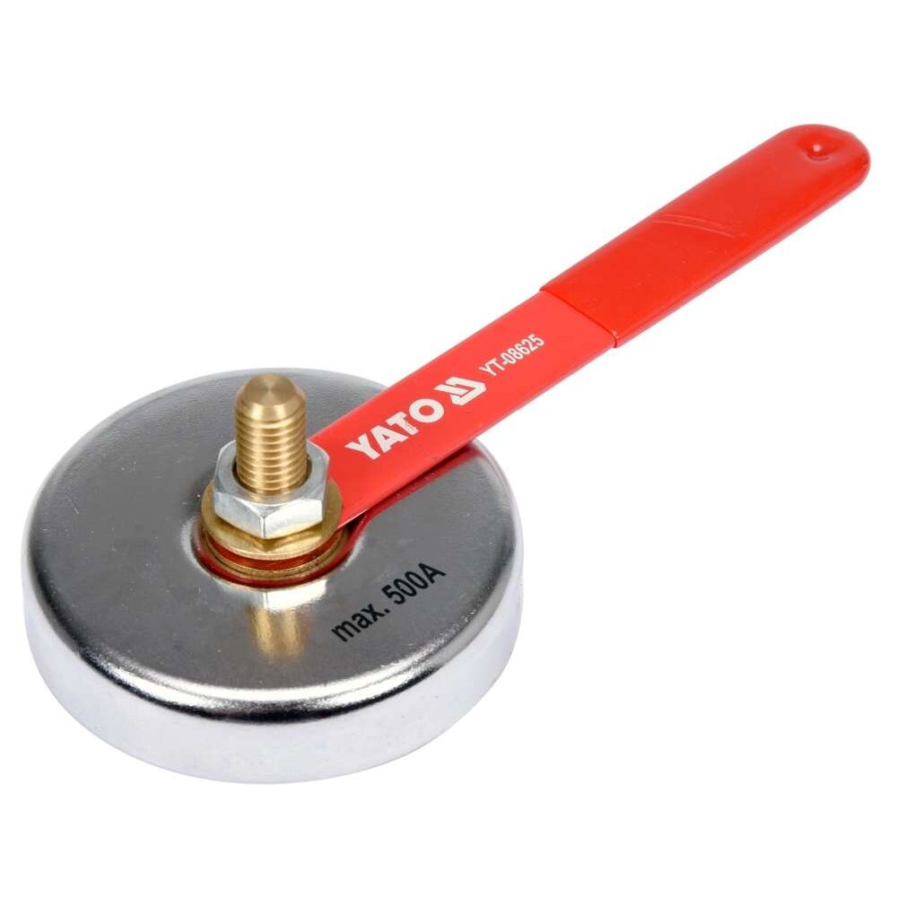 ⬡ Magnetinis įžeminimo gnybtas 500A 7 kg (YT08625, YATO)