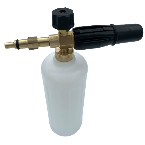 ⬡ Aukšto slėgio plovimo įrenginio HC24-120 / HC21-110H metalinė putų antgalio kolba 1 l (HC24120MSFL, WORCRAFT)