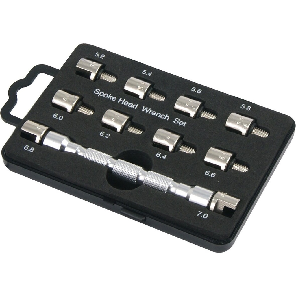 ⬡ Spoke wrench set 11pcs (MW9001, ELLIENT TOOLS)