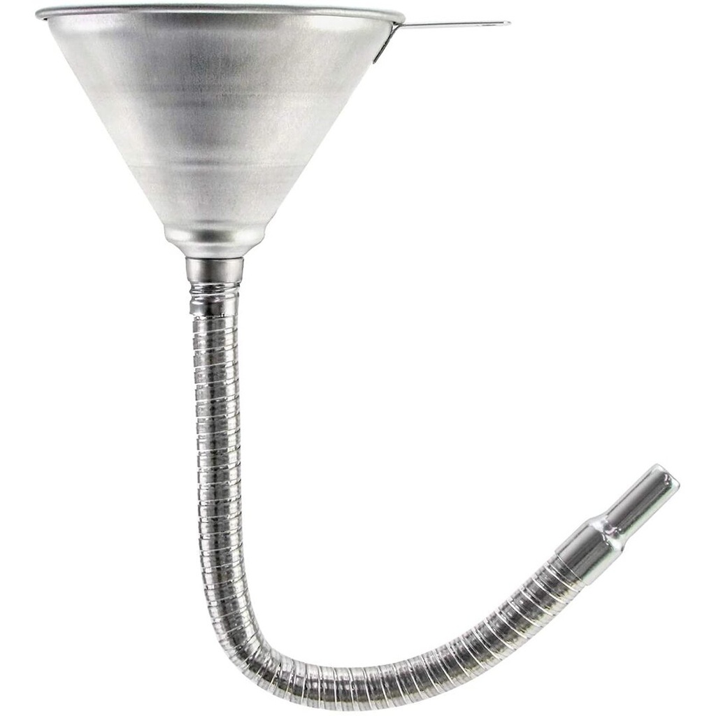 ⬡ Metal funnel with spout, long hose 370mm (MHR10669)