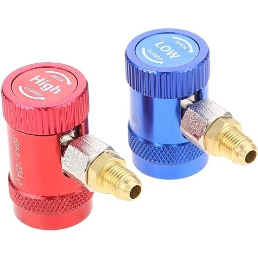 ⬡ Oro kondicionierių R1234yf jungtys 1/4" su coliniu išoriniu sriegiu 2vnt. (MHR10273)