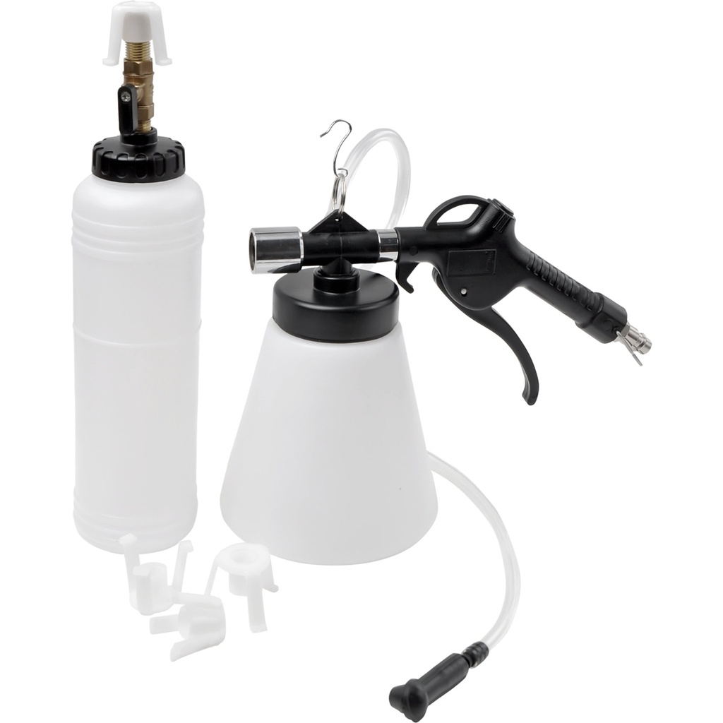 ⬡ Pneumatic brake bleeder with filler system and adapters (WT04B4024)
