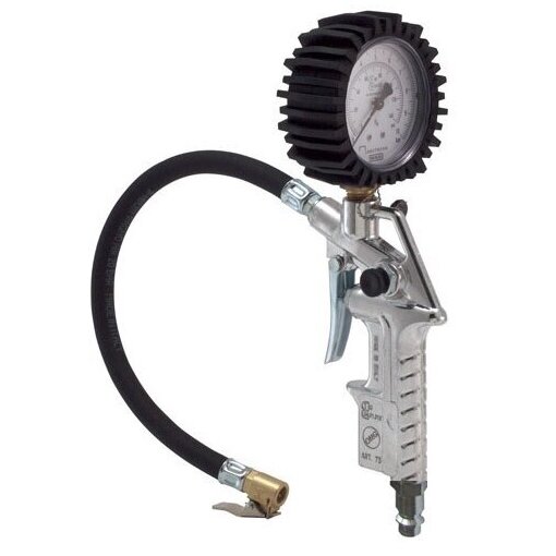 ⬡ Tire inflating gun with manometer (73CEE, OMG GHIOTTO)