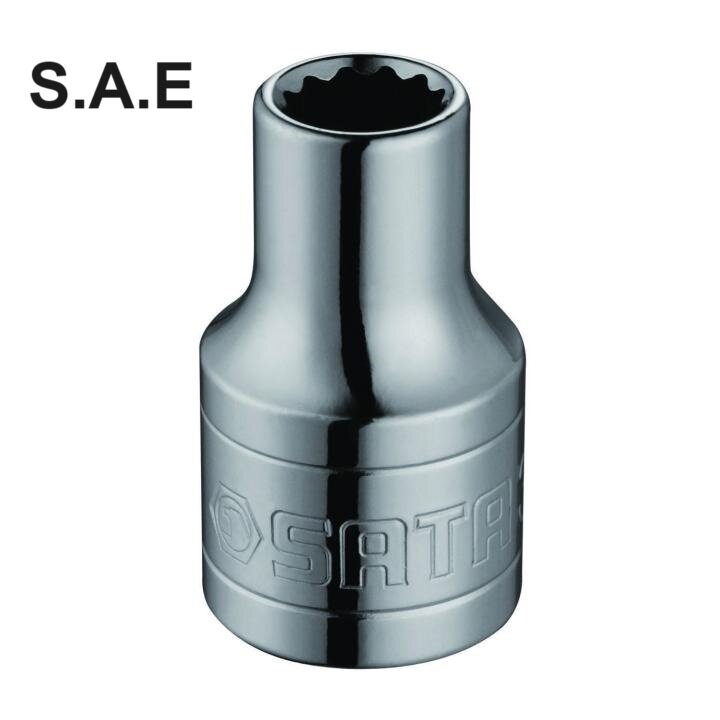 ⬡ Galvutė 1/2" 12-briaunė (S.A.E.) 5/8" (ST13506SC, SATA)