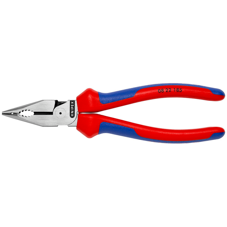 ⬡ Needle nose combinations pliers 185mm KNIPEX (0822185, KNIPEX)