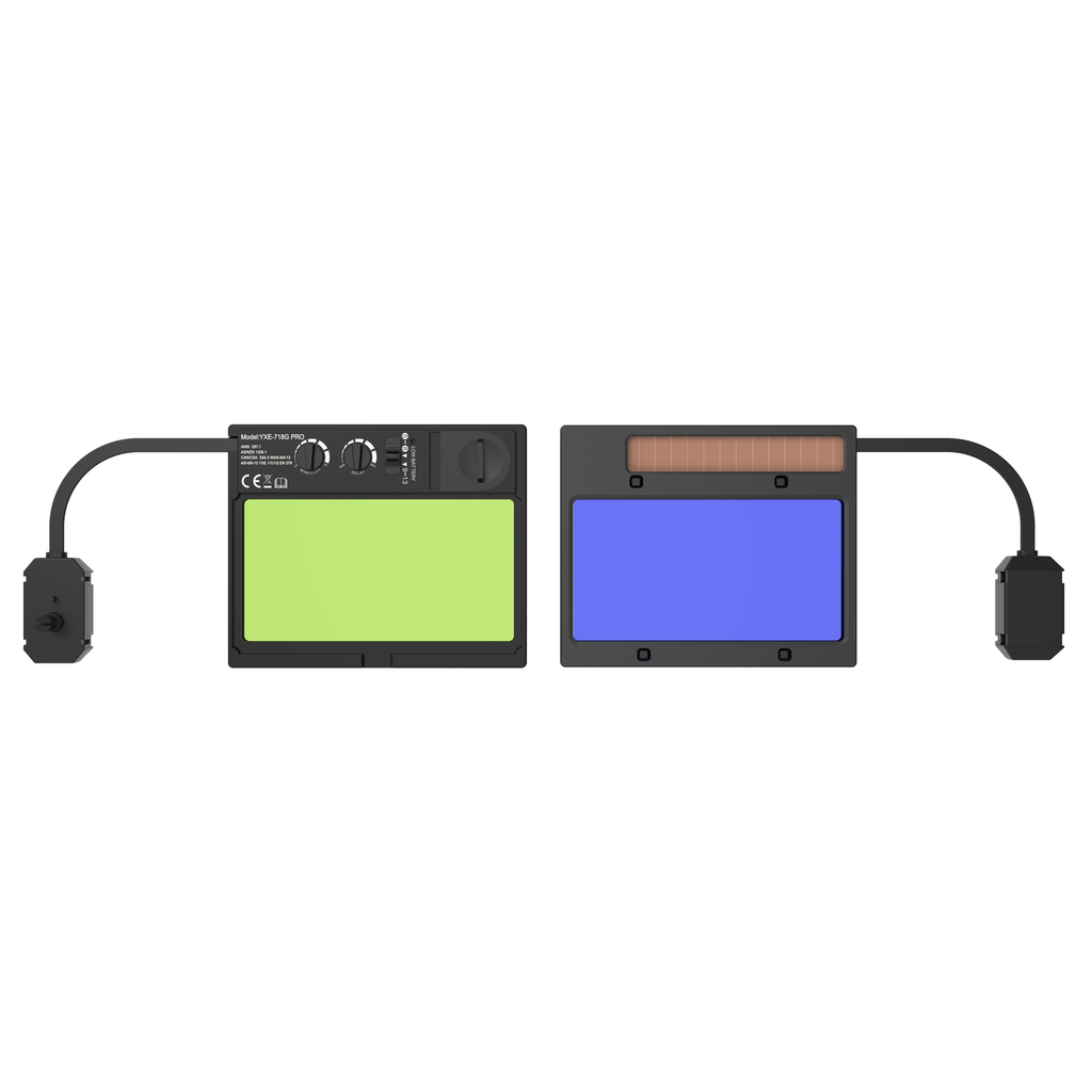 ⬡ Automatinis skaitmeninis filtras suvirinimo kaukei YXE-718G (YXE718G)
