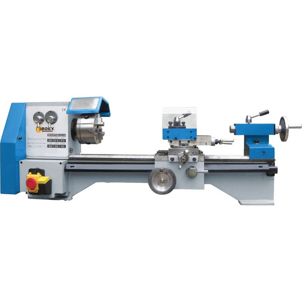 ⬡ Metal lathe Ø20mm 550W (TBL20520, BOKY MACHINE)