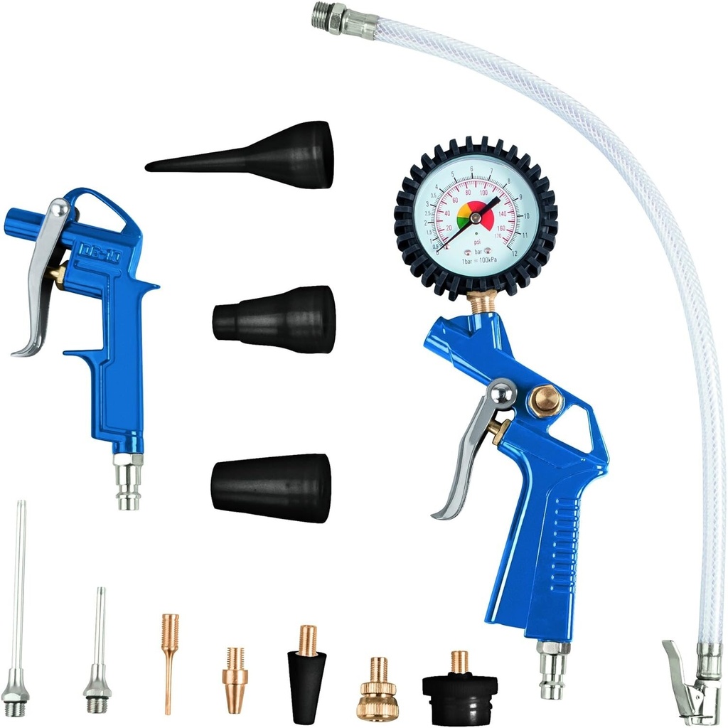 ⬡ Air blow and inflate gun kit (13pcs) (ATK12N)