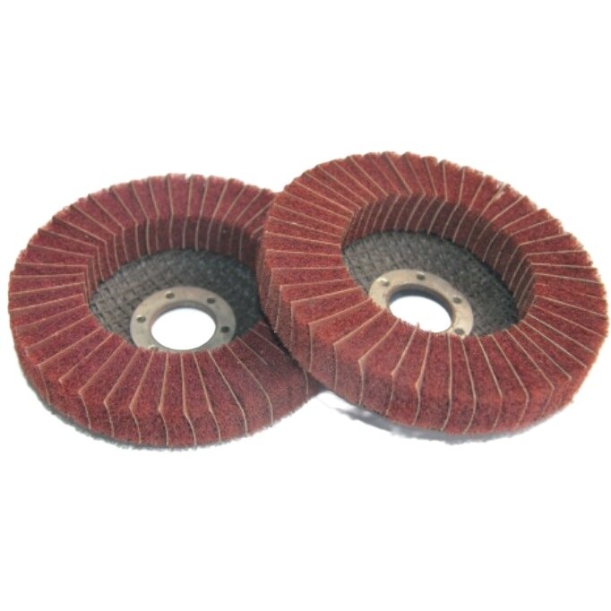 ⬡ Non-woven flap disc. 125x22.2 Coarse (FNW12522C, GRASSLAND)