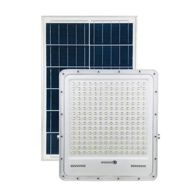 ⬡ Solar flood light with daylight sensor 50W (LU4350W, LUMIO)