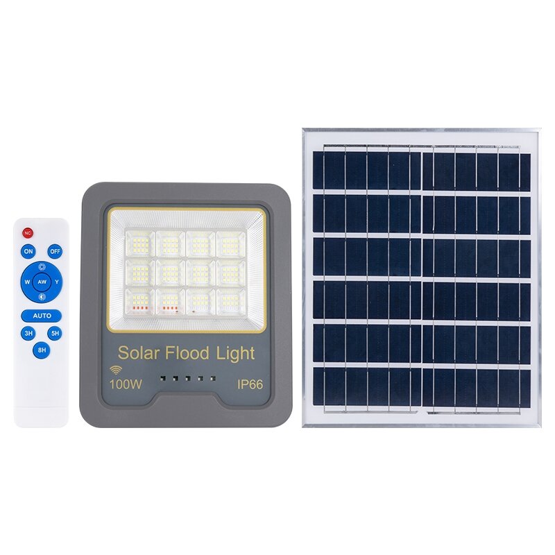 ⬡ Autonominis šviestuvas su saulės baterija  100W (LU40100W, LUMIO)