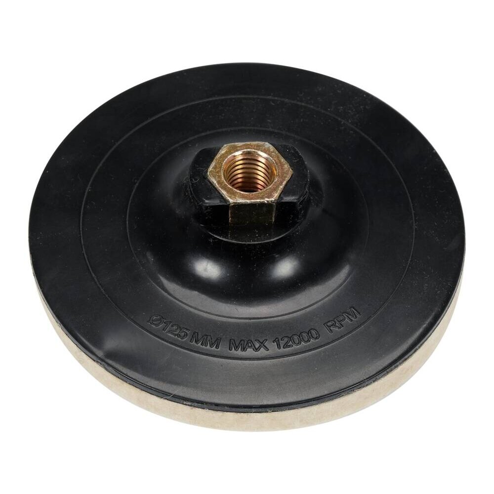 ⬡ Veltinio padas poliruoklimui 125x10 mm M14 (YT47901, YATO)