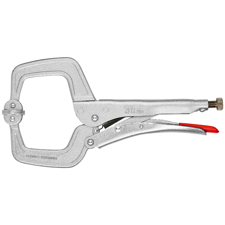 ⬡ C tipo fiksuojamos replės 280 mm KNIPEX (4244280, KNIPEX)