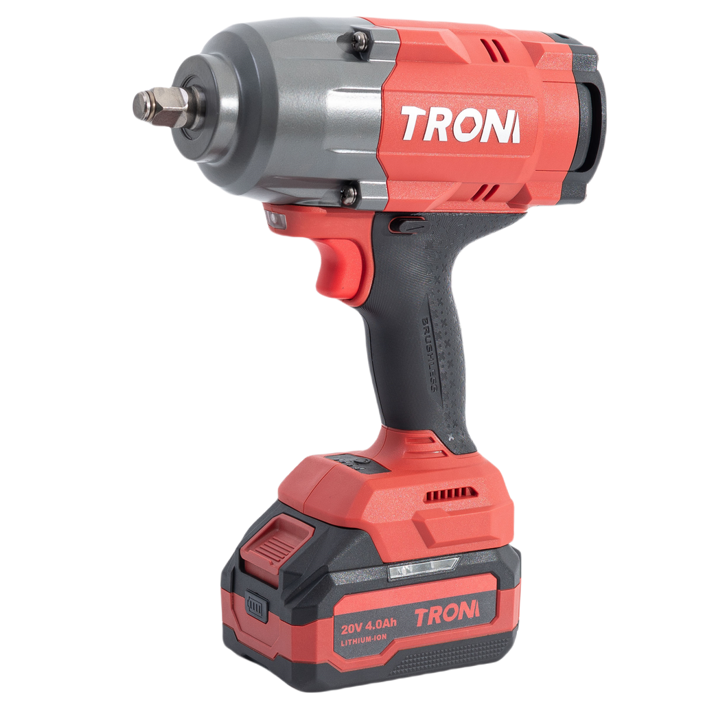 ⬡ Li-ion Brushless Cordless Impact Wrench TROM 3/4'' 20V (PB1600)