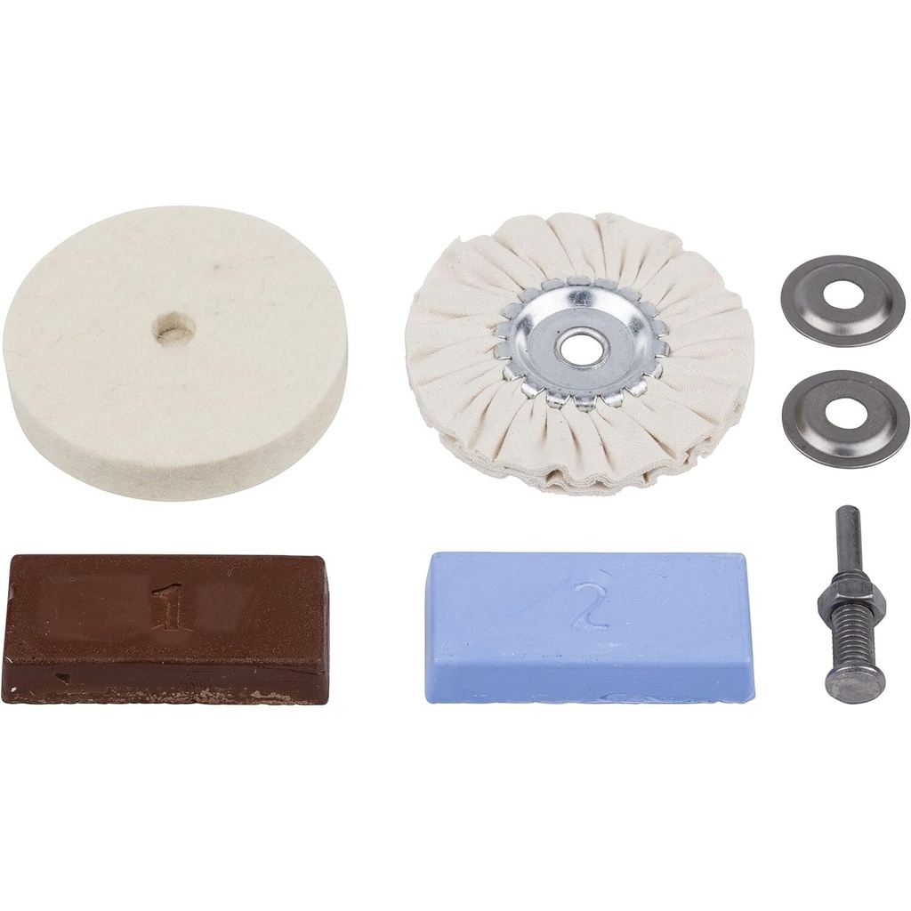 ⬡ Polishing set with paste for all purpose (5pcs) (KRKPS01)