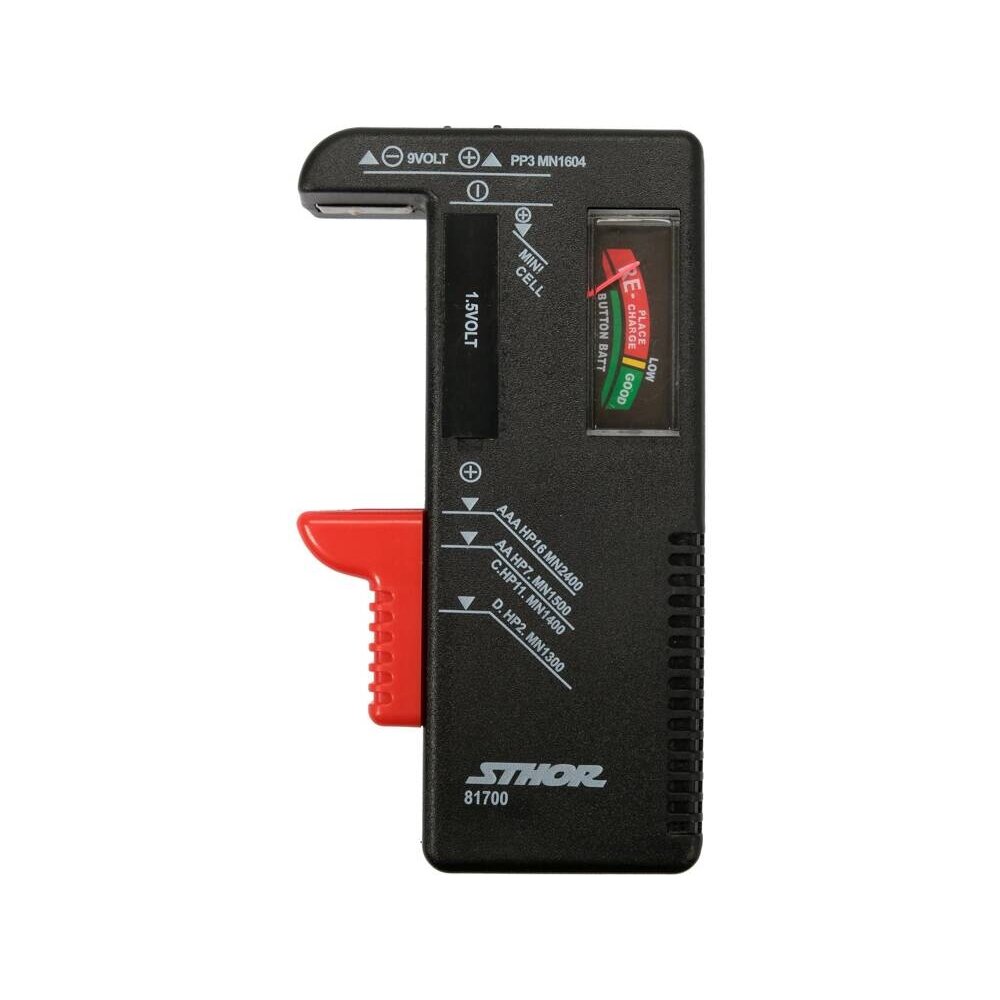 ⬡ Battery tester 1.5V and 9V (81700)