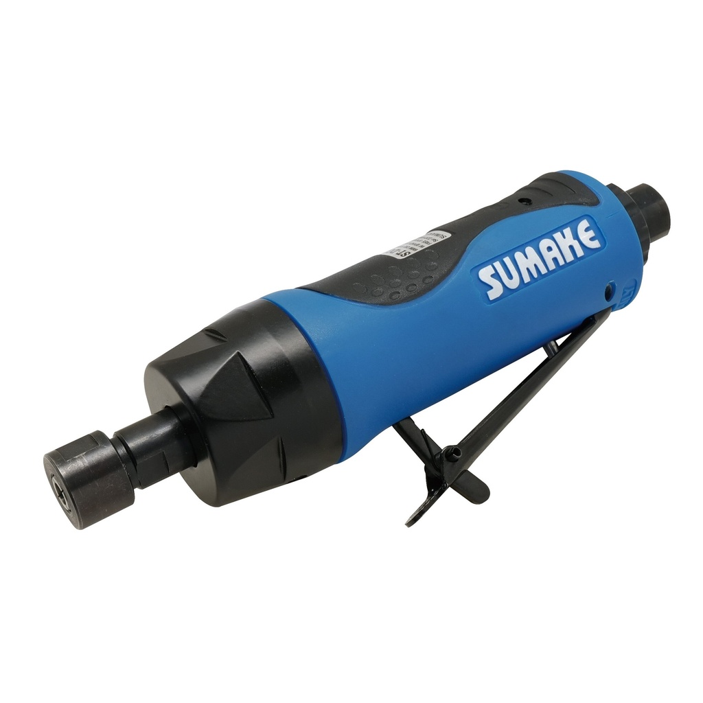 ⬡ Pneumatinis šlifuoklis tiesus su fiksavimu 1/4" (6mm) (STDG1006LS, SUMAKE)