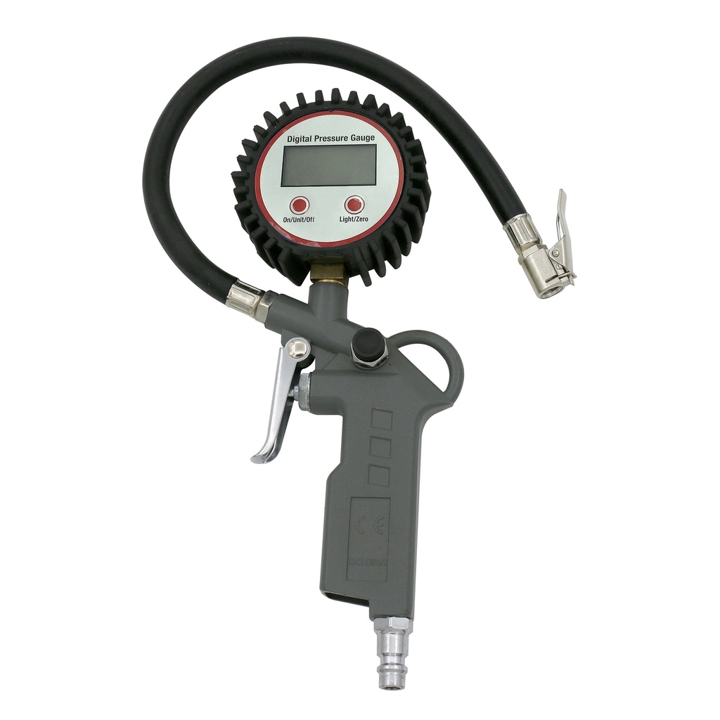 ⬡ Tire inflating gun with digital manometer (TG06A, HYMAIR)