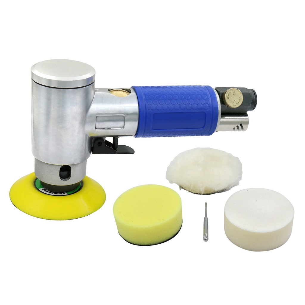 ⬡ Mini air orbital polisher 75mm kit (AT8018, HYMAIR)