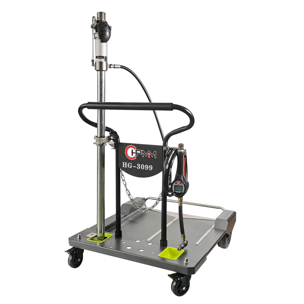 ⬡ Mobile oil pump unit 3:1, for 180-200l drum (HG3099, PULI)