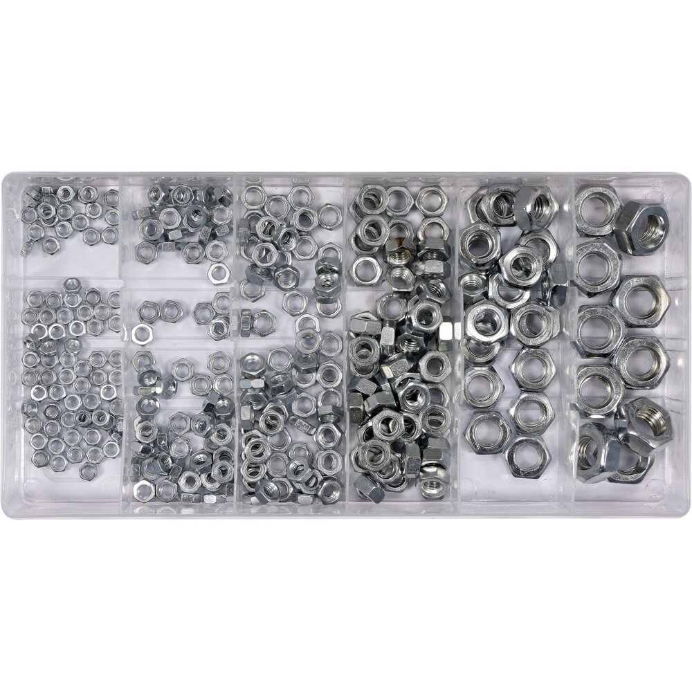 ⬡ Steel nuts set M3-M10 300pcs (YT06772)