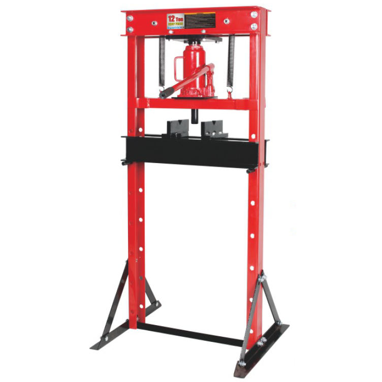⬡ Shop press with hydraulic bottle jack 12t (TL06001, TONGLI)
