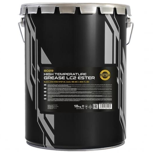 ⬡ Universalus aukštos temperatūros tepalas 18 kg MANNOL LC-2 (802918, MANNOL)