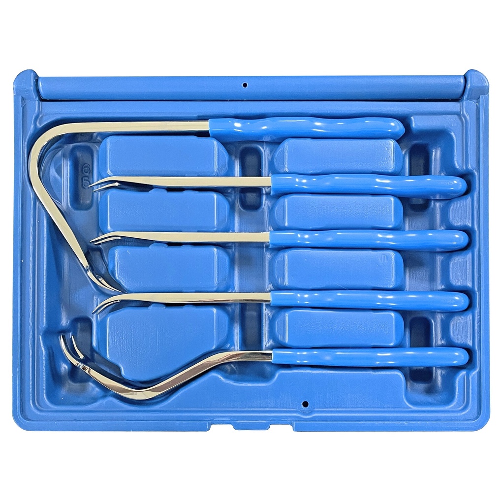 ⬡ Spaustukų keltuvų rinkinys 5 vnt. (CY0045, ELLIENT TOOLS)