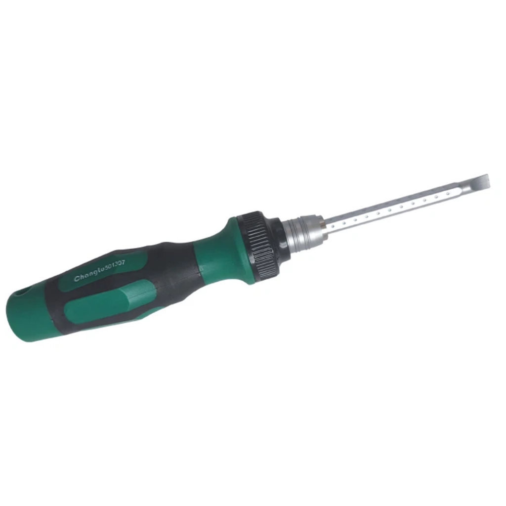 ⬡ Atsuktuvas terkšlinis du viename plokščias 6 x 155 mm / PH2 (CL501307, CHANGLU TOOLS)