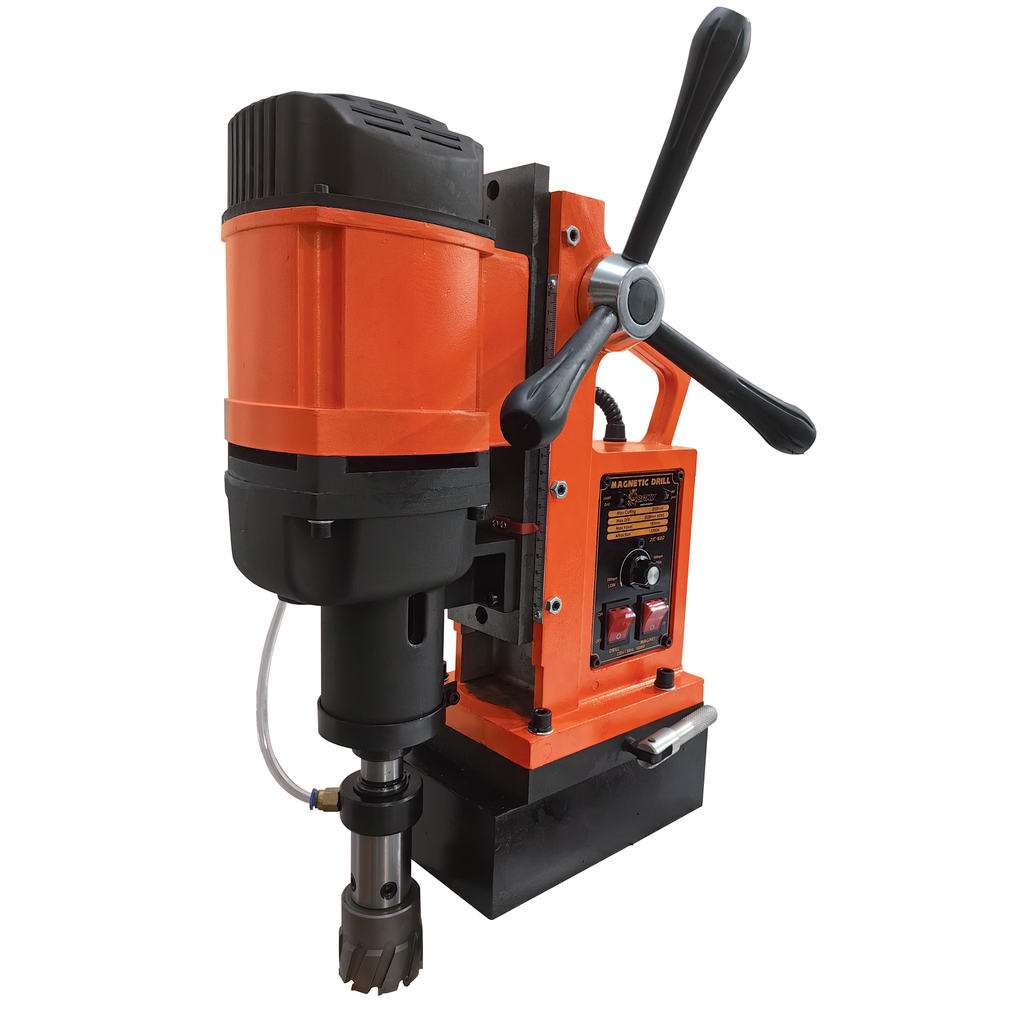 ⬡ Magnetinės gręžimo-frezavimo staklės 1600 W (J1C50D, BOKY MACHINE)