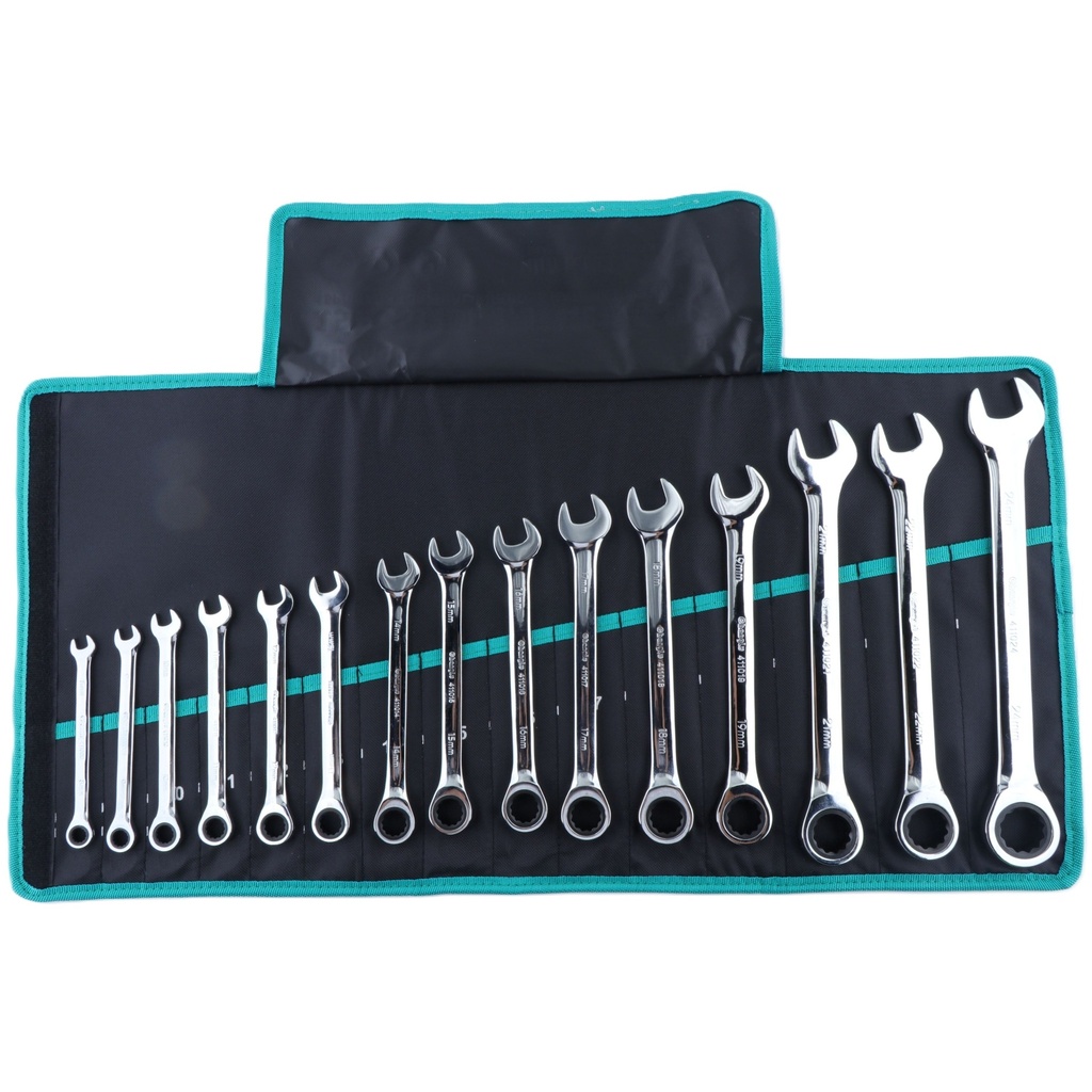 ⬡ Combination ratcheting wrench set 15pcs (8-24mm) (CL403915, CHANGLU TOOLS)