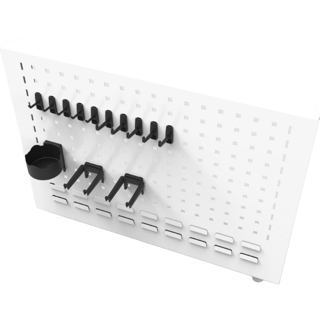 ⬡ Handles kit for peg board panel 10pcs (ST95113GKIT, SATA)