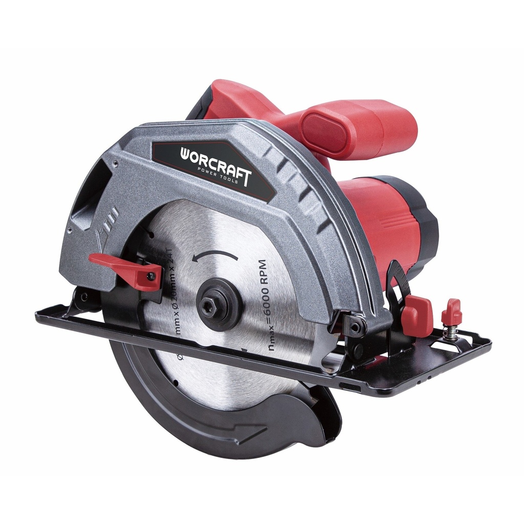⬡ Circular saw WORCRAFT  185mm 1500W (CS15185, WORCRAFT)