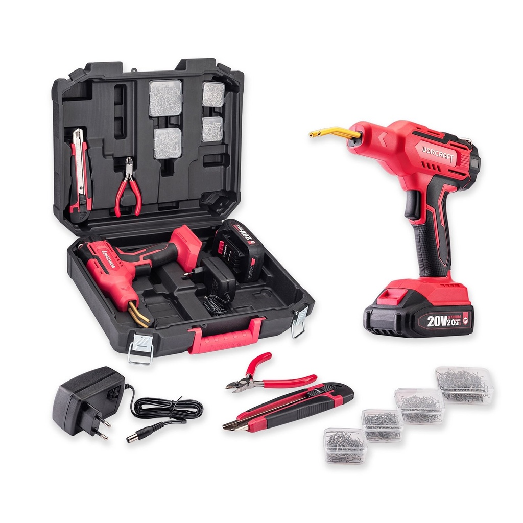 ⬡ Li-ion Cordless Plastic Welder WORCRAFT 20V BMC (CPWS20Li, WORCRAFT)