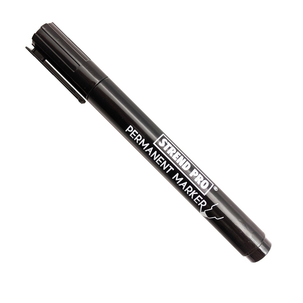 ⬡ Žymeklis permanentinis STREND PRO apvalus 4.5 mm juodas (702220104)