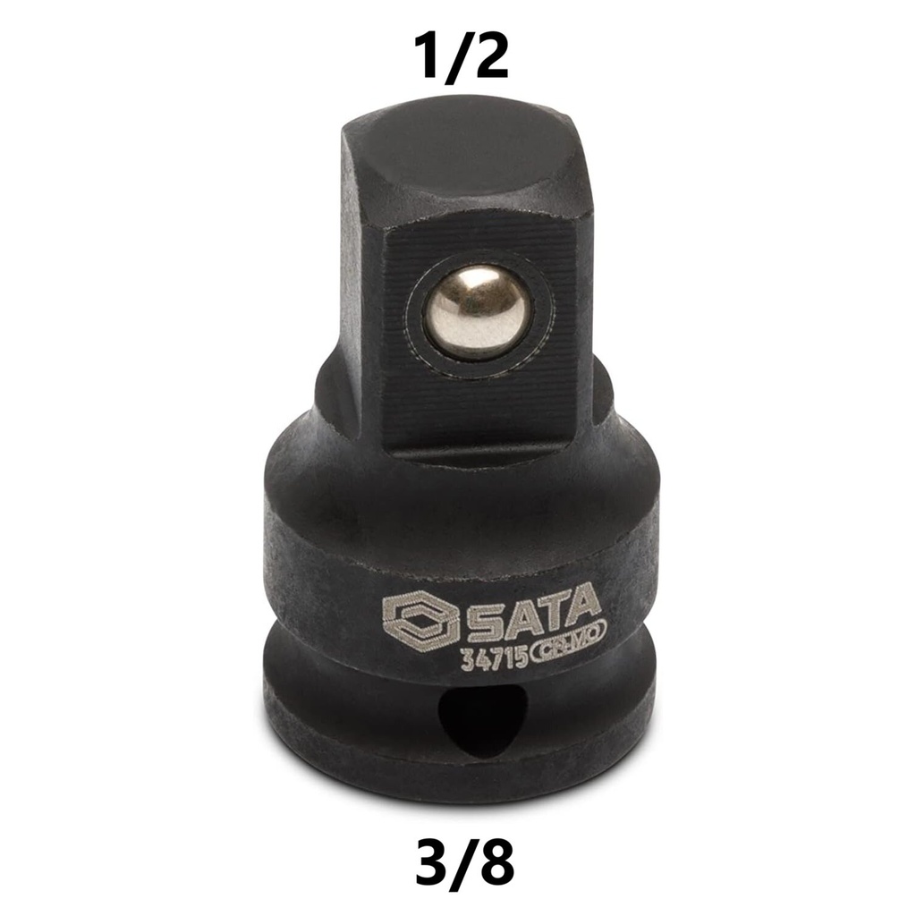 ⬡ Smūginis adapteris 3/8" 3/8'' – 1/2'' (ST34715SC, SATA)