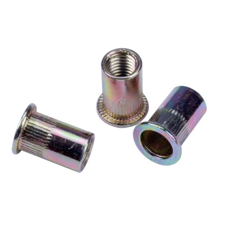 ⬡ Plieninės kniedinės veržlės 50 vnt. M4 - 50 vnt. (CL608512, CHANGLU TOOLS)