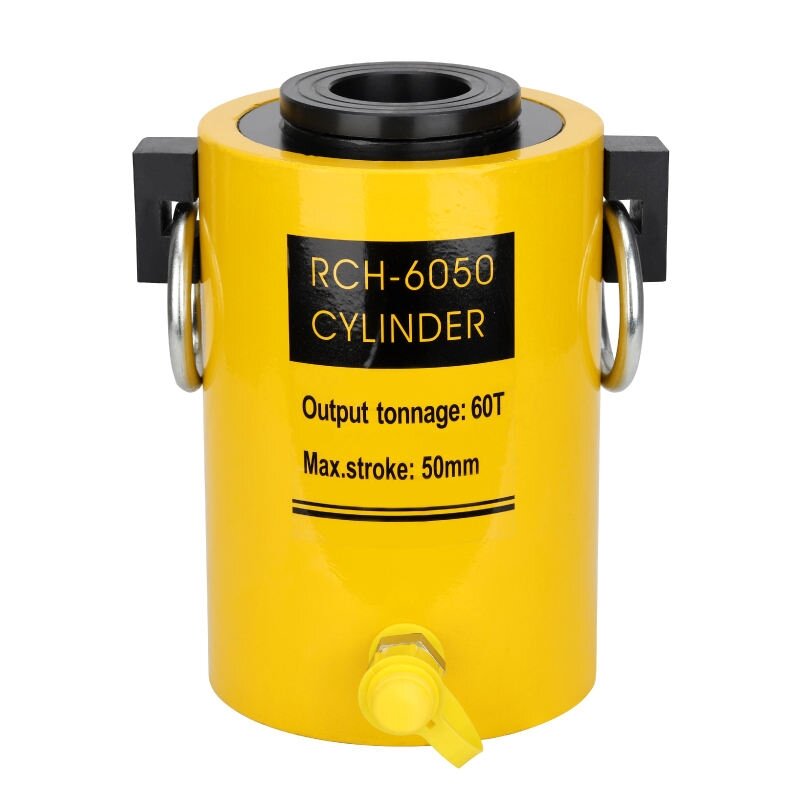 ⬡ Hidraulinis cilindras 60t (50mm) su kiauryme (RCH6050)