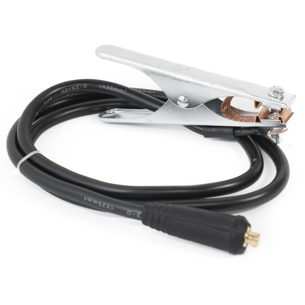 ⬡ Ground wire and ground clamp Dinse 10-25mm² (YLMIG135A1025, YOULI)