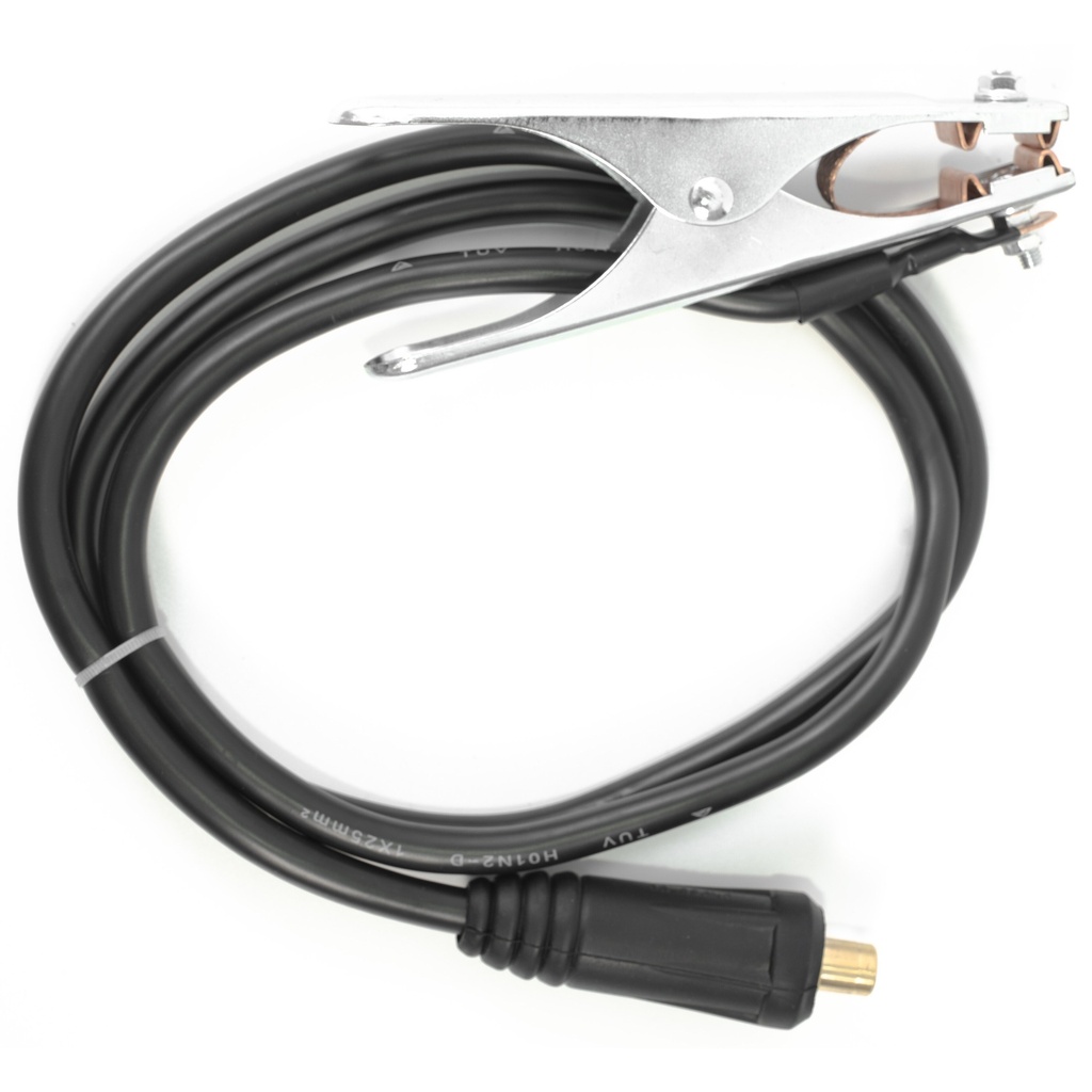 ⬡ Masės kabelis 2.5m su gnybtu inv.suvir.aparatui MMA-250 35-50mm² jungtim (ats.d.) (YLMMA2503550, YOULI)