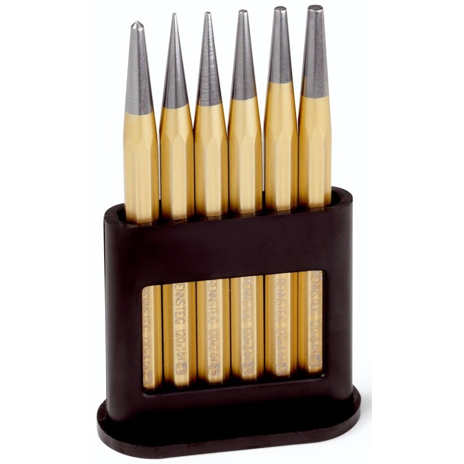 ⬡ Center punch set 6pcs RENNSTEIG (9R4241200)