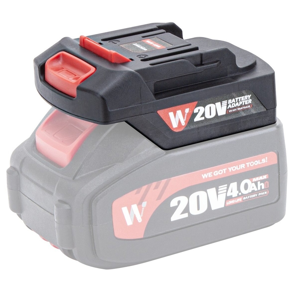 ⬡ Akumuliatoriaus adapteris WORCRAFT 20V (BA01WTM, WORCRAFT)