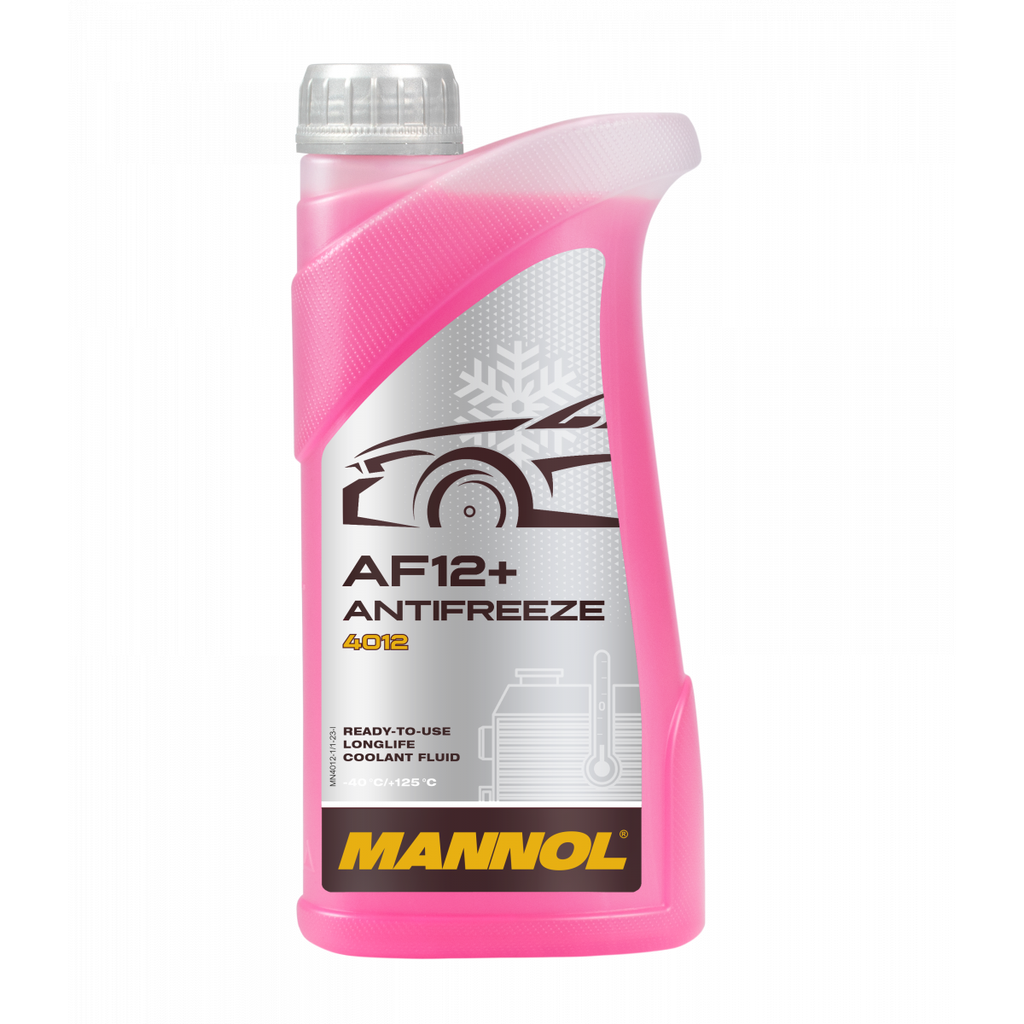 ⬡ Antifreeze coolant AF12+ (-40 °C) Longlife, 1 l (MN40121, MANNOL)