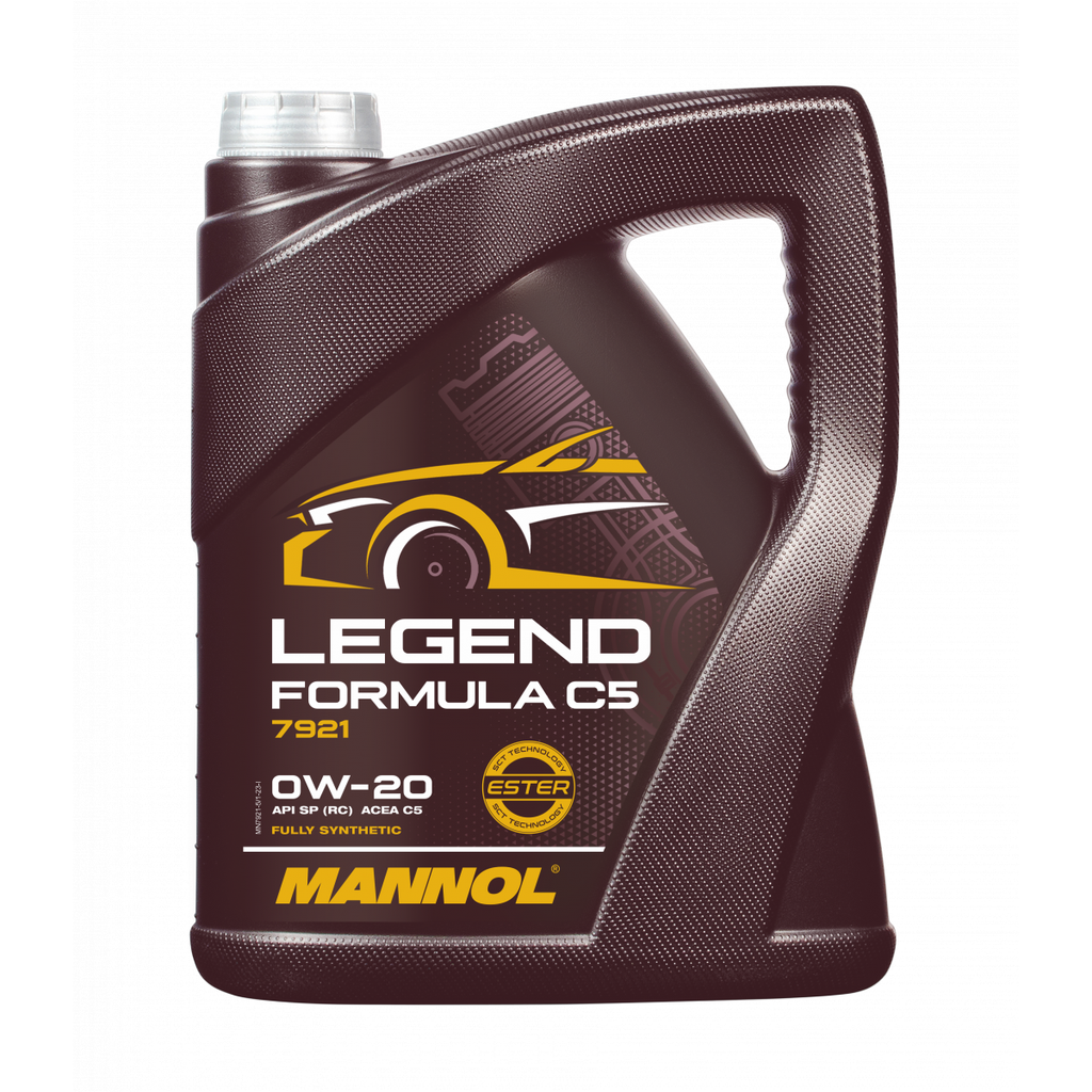⬡ Motoreļļa MANNOL Legend Formula C5 0W-20, 5 l (MN79215, MANNOL)